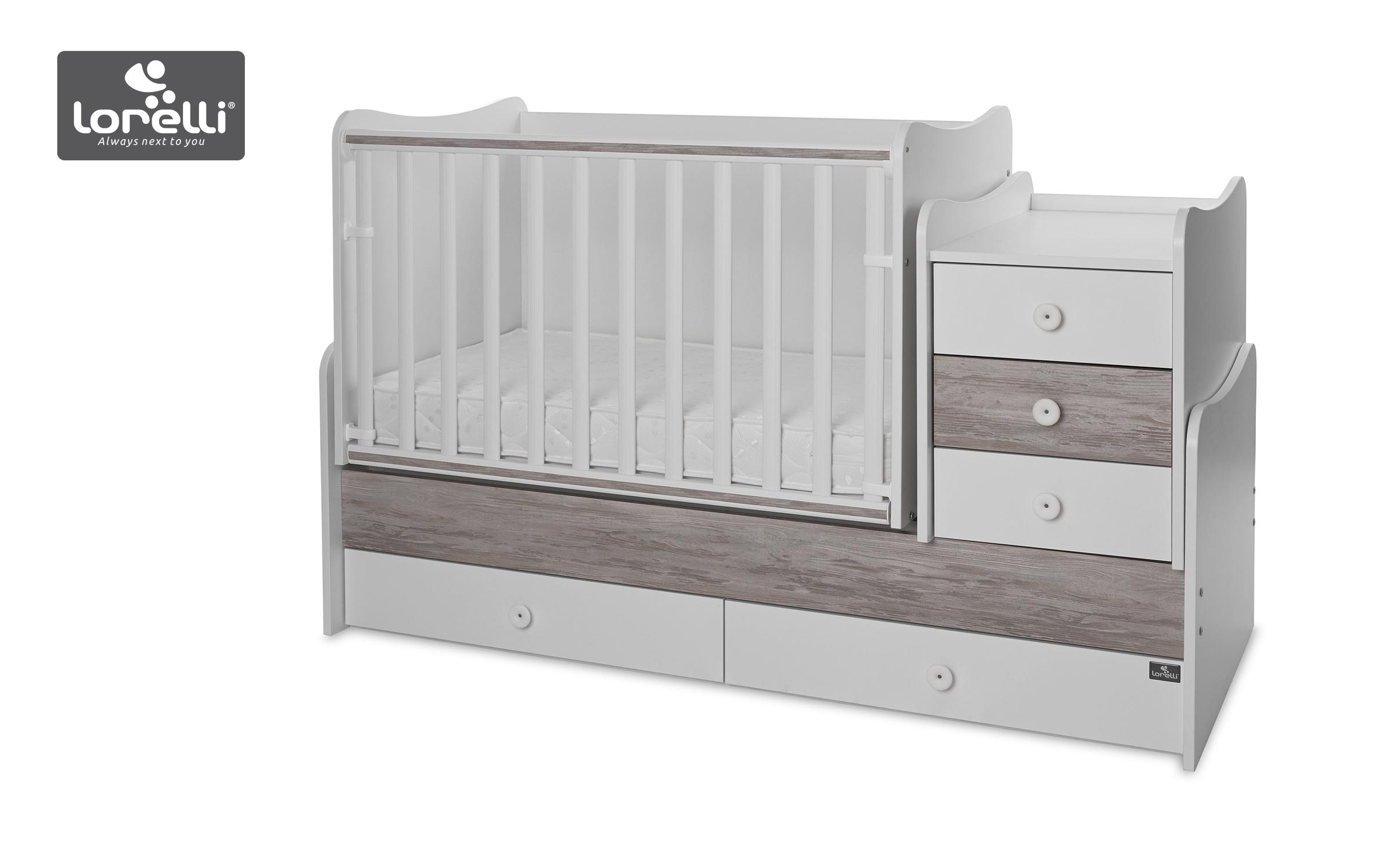 Бебешки кревет Maxi Plus New, бел + арт  1